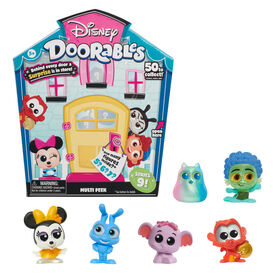 Disney Doorables Multi Peek Série 9, Figurines en Pochette Surprise à Collectionner