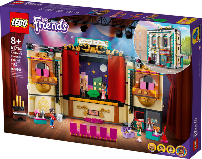 LEGO Friends L'école de théâtre d'Andrea 41714 Ensemble de construction (1 154 pièces)