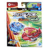 Beyblade Burst QuadDrive Salvage Valtryek Rashad V7 and Gilded Nemesis N7 Spinning Top Dual Pack