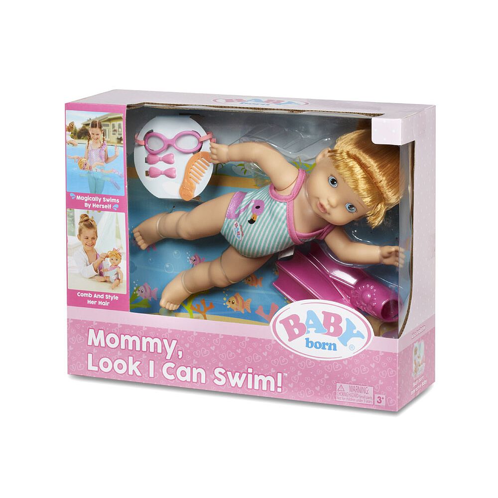 Mommy look i can swim baby born hot sale