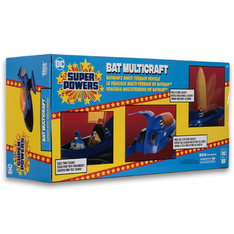 DC Super Powers The Bat Multicraft (Batman's Multi Terrain Vehicle)