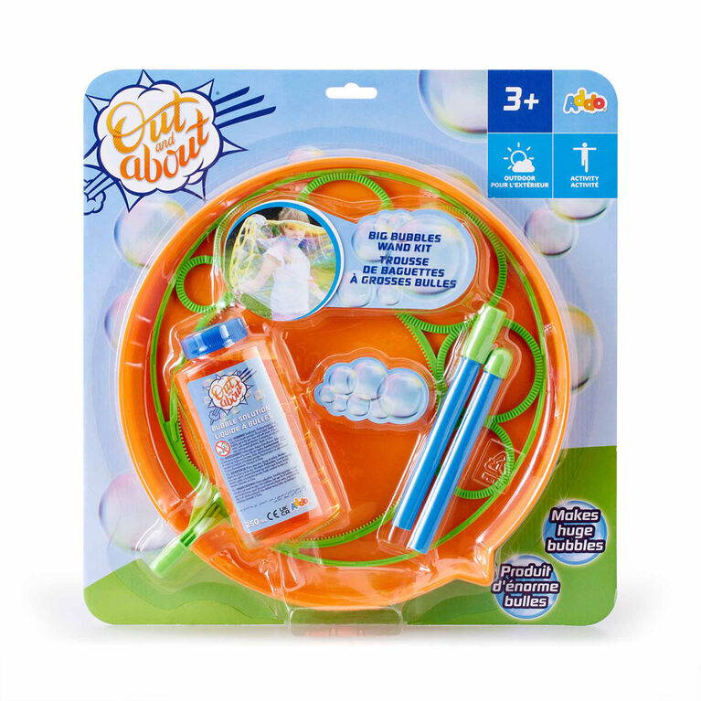 Out and About Big Bubbles Wand Kit - Colors May Vary - R Exclusive