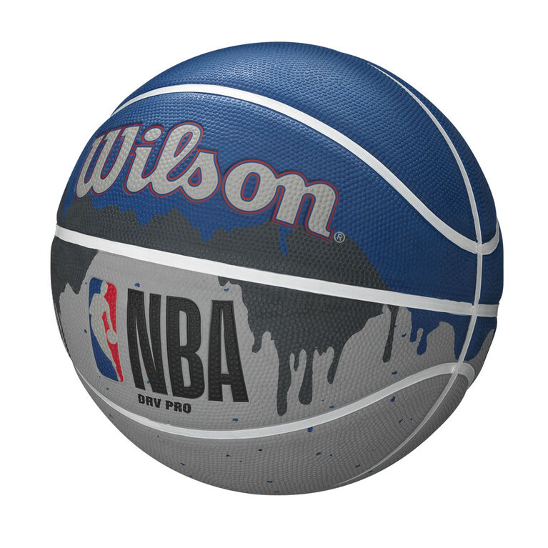 Ballon de basket bleu royal NBA Drv Pro Drip de taille officielle