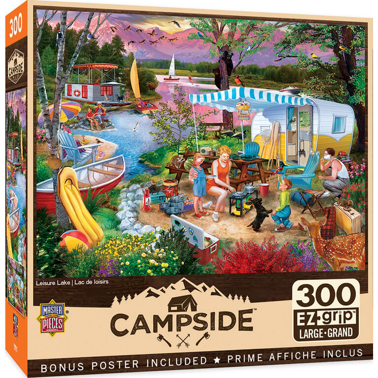 Masterpieces Puzzle Company Campside - Leisure Lake 300 Piece Puzzle