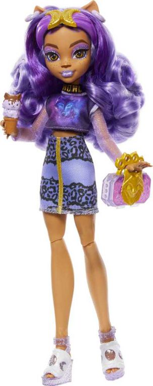 Monster High-Coffret Monstrueux Secrets Clawdeen Wolf Look Irisé