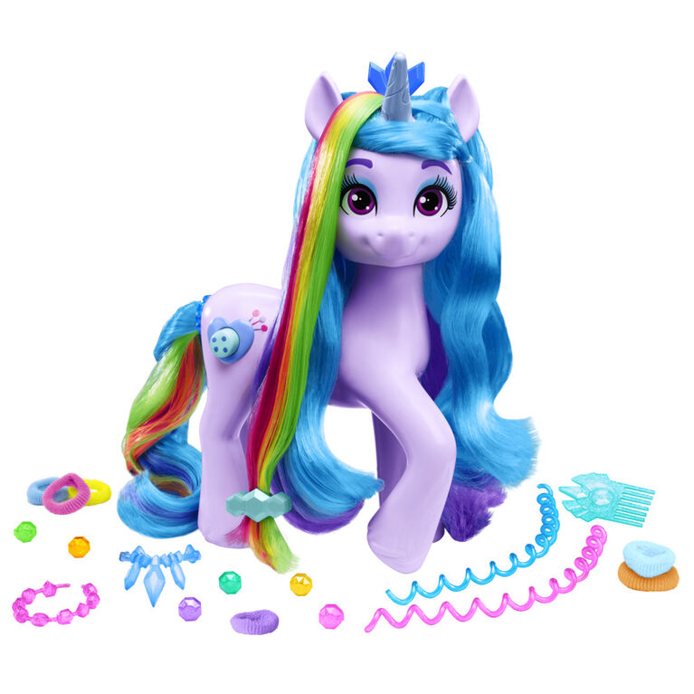 My Little Pony: Tell Your Tale Rainbow Styles Izzy Moonbow Unicorn Toys - English Edition