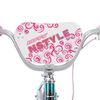 Huffy N Style, 16-inch Bike Teal Chrome and Pink