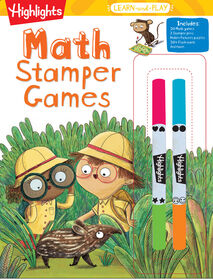 Highlights Learn-and-Play Math Stamper Games - English Edition