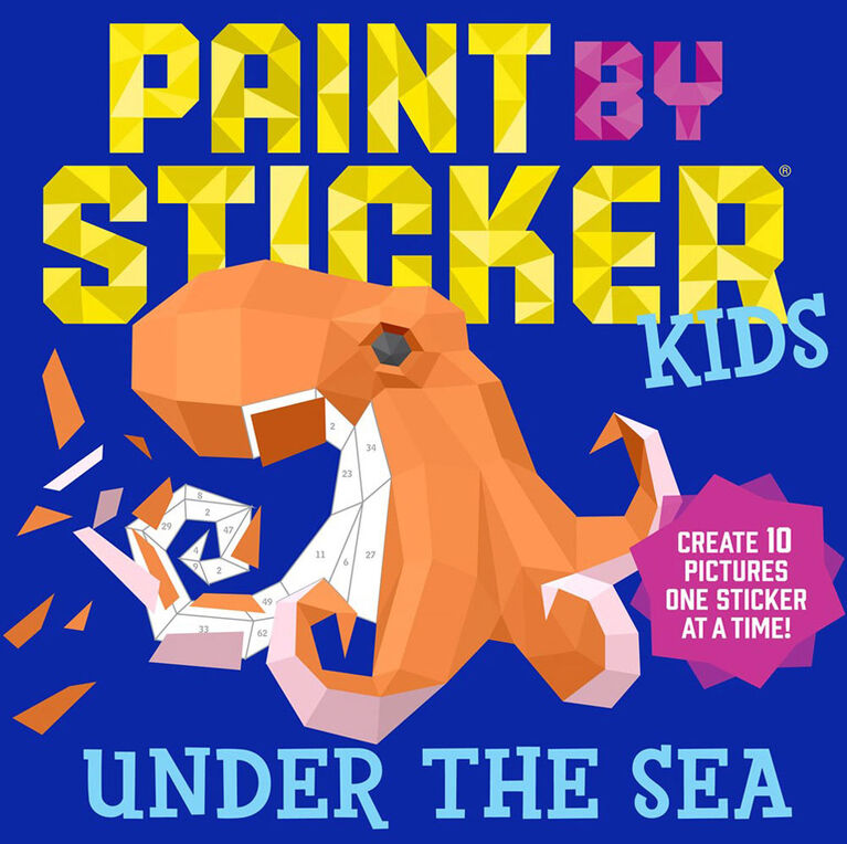 Paint By Sticker Kids: Under The Sea - English Edition