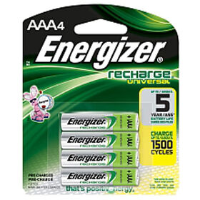 Paquet de 4 piles AAA Energizer Rechargeables