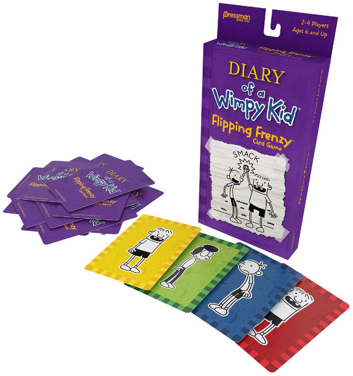 Diary Of A Wimpy Kid Card Game - Flippin' Frenzy - English Edition