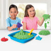 Kinetic Sand, Sandbox Playset with 1lb of Green Kinetic Sand