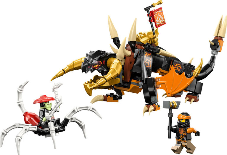 LEGO NINJAGO Cole's Earth Dragon EVO 71782 Building Toy Set (285 Pieces)