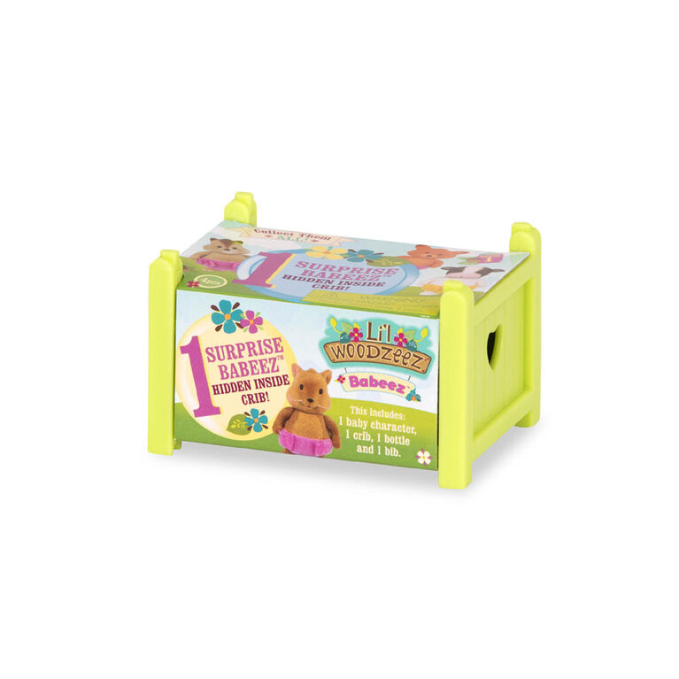 Assortiment S1 Woodzeez Babeez, Woodzeez, Ensemble de bébés animaux avec accessoires