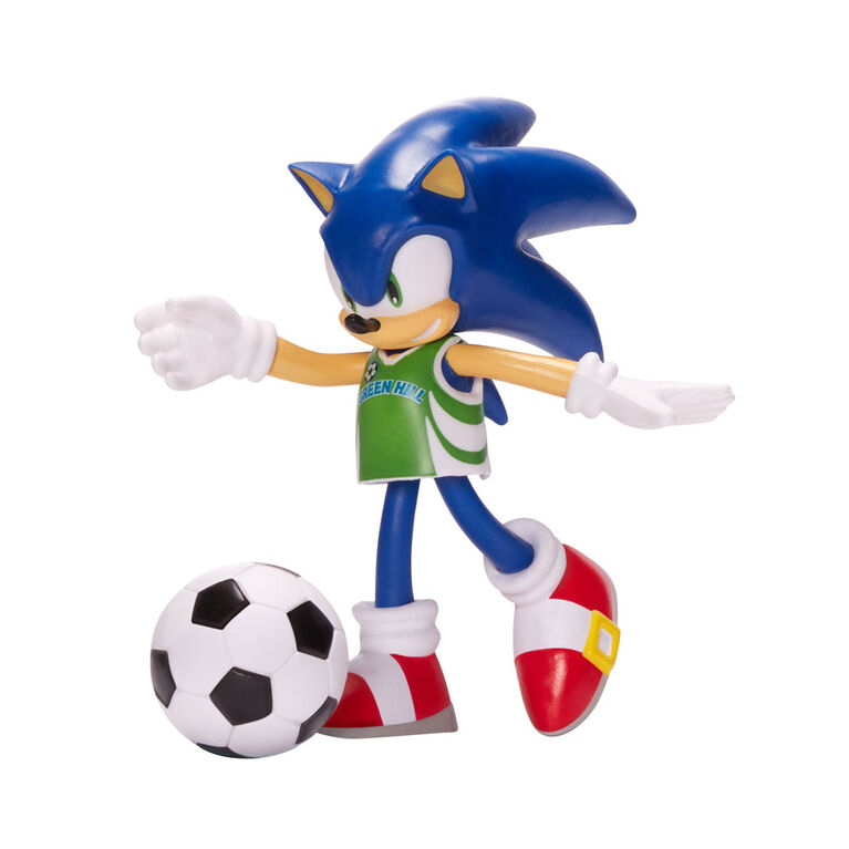 SONIC - 4" Sonic avec ballon de football