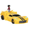 Transformers EarthSpark, figurine Spin Changer Bumblebee de 20 cm avec figurine Mo Malto de 5 cm