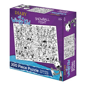 Diary of a Wimpy Kid Snowball Fight Puzzle 300pc - English Edition