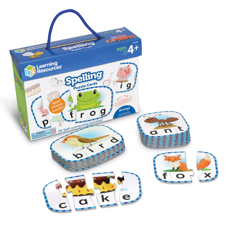 Spelling Puzzle Cards - Édition anglaise