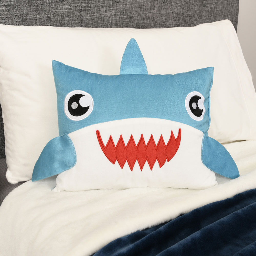 Nemcor Shark Character Pillow