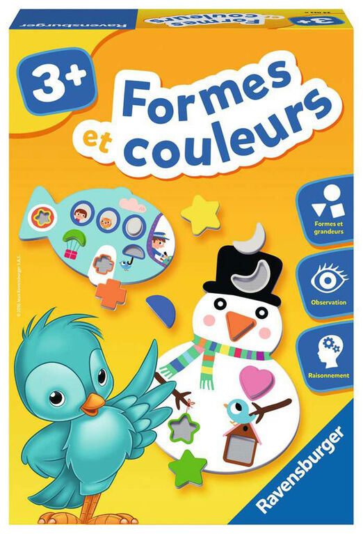Ravensburger! Shapes and colors Game - French Edition
