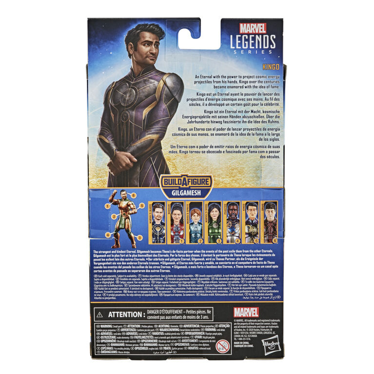 Marvel Legends Series The Eternals 6-Inch Action Figure Toy Kingo, Movie-Inspired Design