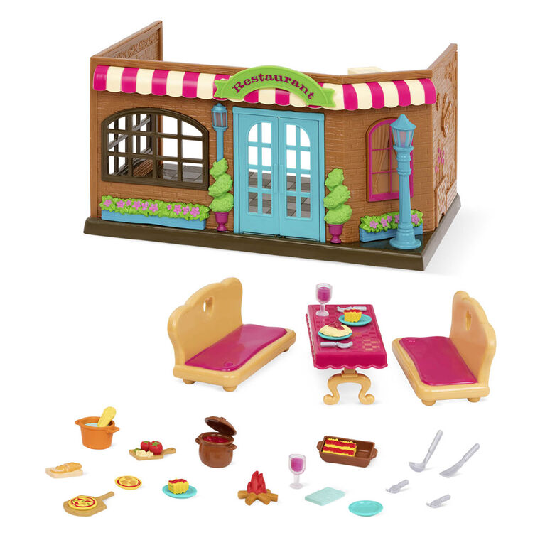 Li'l Woodzeez, Pass-The-Pasta Restaurant Playset - styles may vary