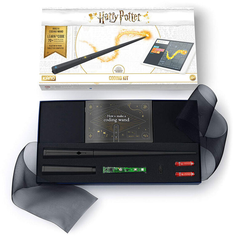 Trousse de programmation Harry Potter Kano - Fabriquez une baguette magique Apprenez à programmer Devenez magicien