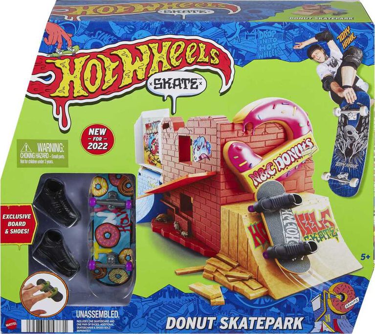 Hot Wheels Skate Donut Skatepark, Playset