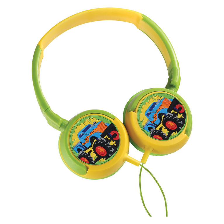 Volkano - Kids Swivel Headphones - Boys Monster Truck