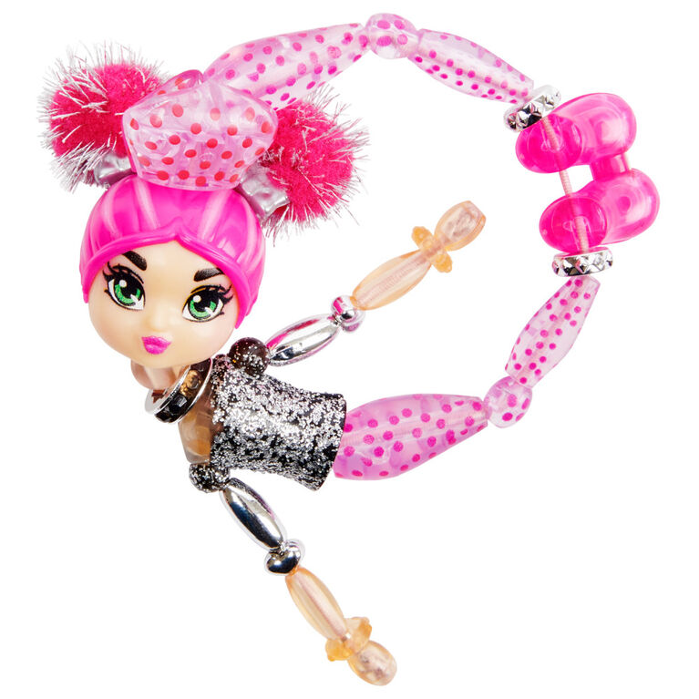 Twisty Girlz, Series 2, Sterla Transforming Doll to Collectible Bracelet with Mystery Twisty Petz
