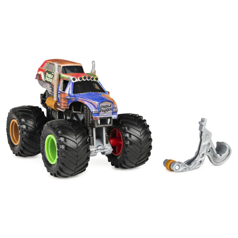 Monster Jam, Official Double Decker Monster Truck, Die-Cast Vehicle, Wreckless Trucks Series, 1:64 Scale