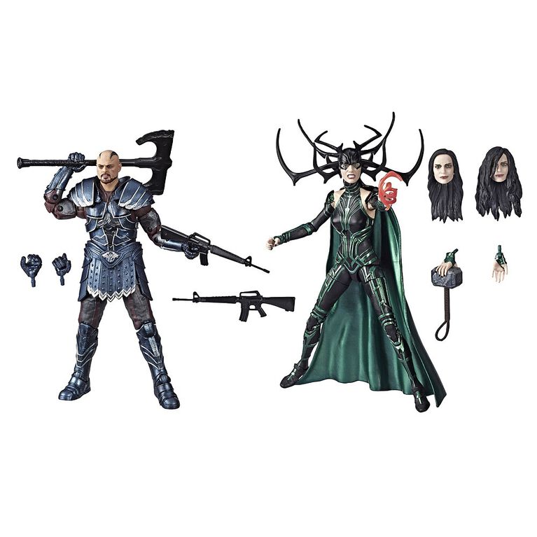 Marvel Legends Series Thor: Ragnarok - Pack de 2 figurines Skurge et Marvel's Hela.