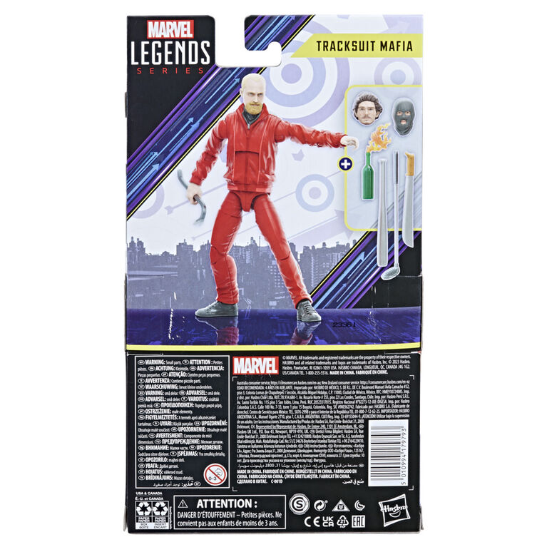 Marvel Legends Series Tracksuit Mafia, Hawkeye 6-Inch Action Figures - R Exclusive