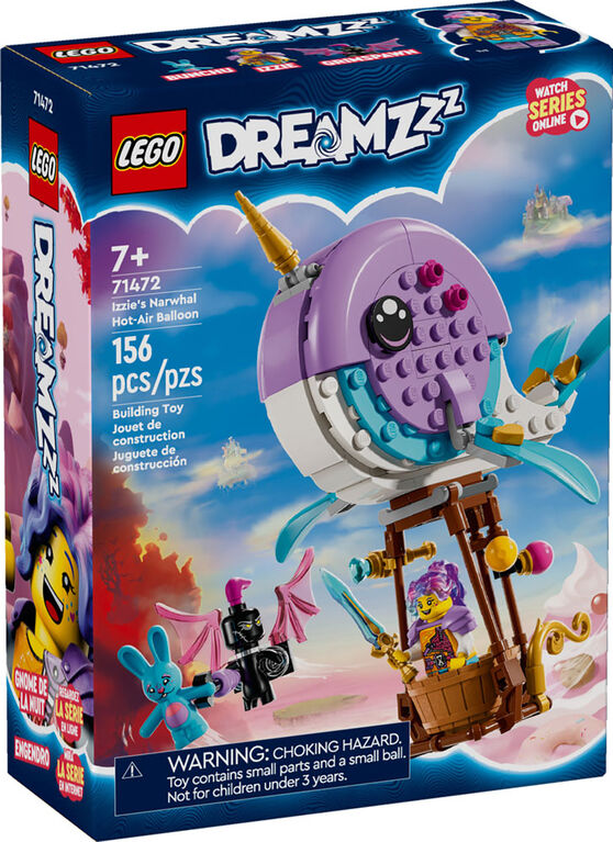 LEGO DREAMZzz Izzie's Narwhal Hot-Air Balloon Toy 71472