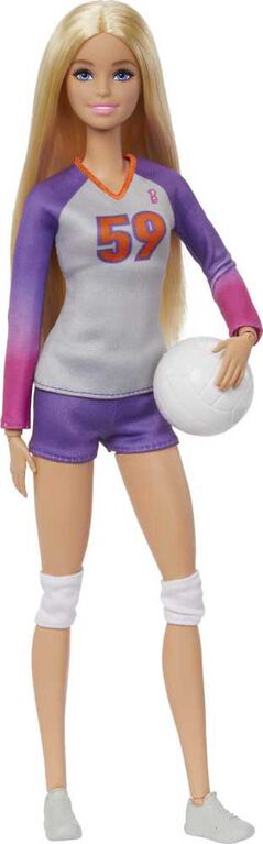 Barbie Doll & Accessories, Made to Move Career Volleyball Player Doll