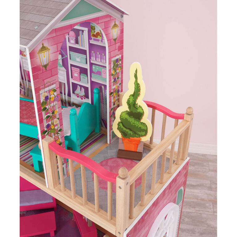 KidKraft - 18-Inch Dollhouse Doll Manor