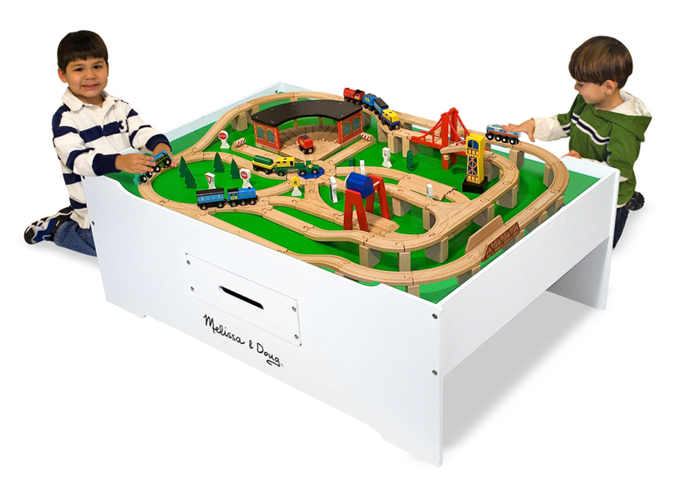 Melissa and clearance doug train table
