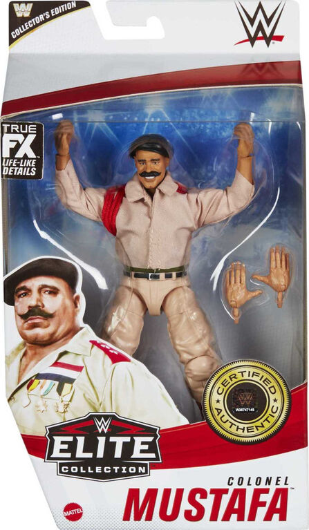 WWE - Collection Elite - Figurine articulée - Colonel Mustafa