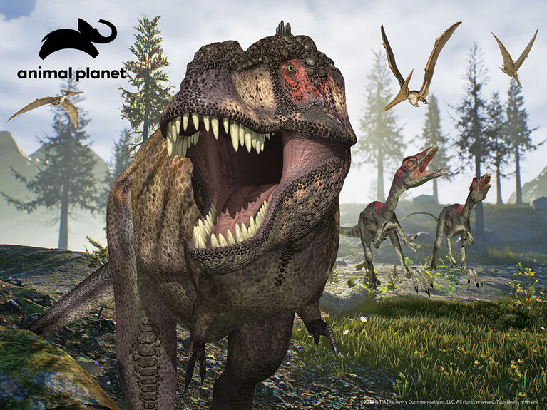 Animal Planet: T-Rex - 100 Piece 3D Puzzle with 3 Figures