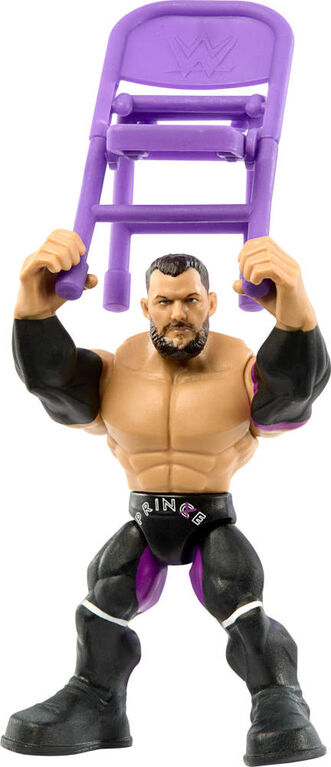WWE Knuckle Crunchers Finn Balor Action Figure & Accessories, Bone-Crunching Movement, 3.25-inch