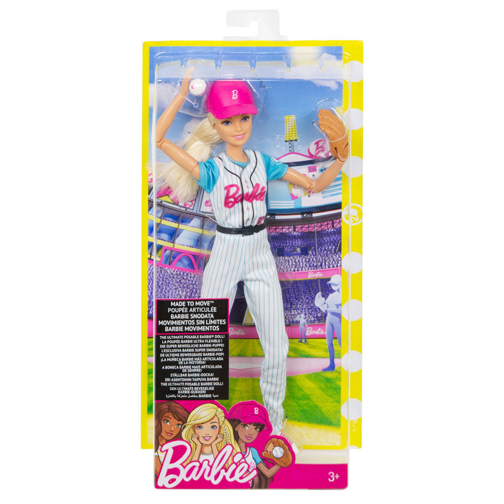Barbie Baseball Player Doll English Edition