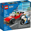 LEGO City Police Bike Car Chase 60392 Building Toy Set (59 Pieces)