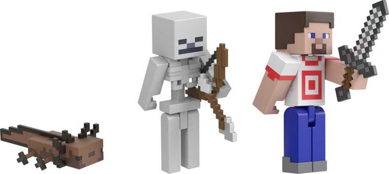 Minecraft Drip Leaf Cave Parkour Multi Pack Figures