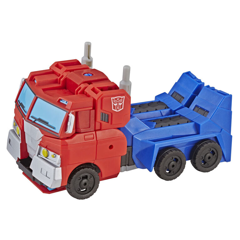 Transformers Cyberverse Action Attackers - Figurine Optimus Prime de classe ultra.