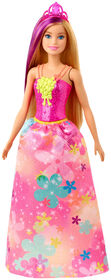 Barbie Dreamtopia Princess Doll, 12-inch, Blonde with Purple Hairstreak