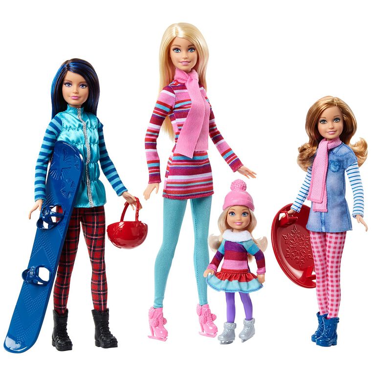 Barbie Pink Passport Barbie Sisters Winter Getaway - R Exclusive