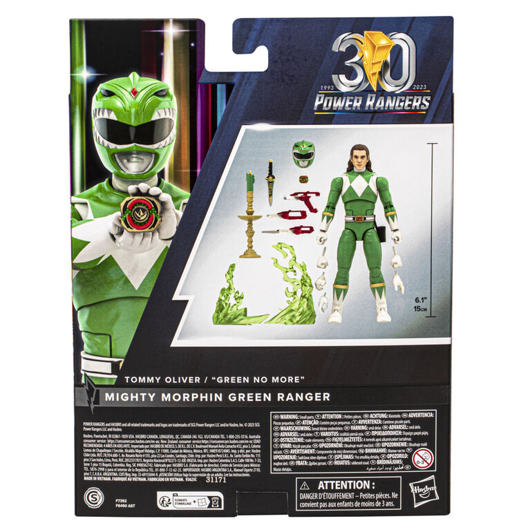 Power Rangers Lightning Collection Remastered Mighty Morphin Green Ranger 6 Inch Action Figure
