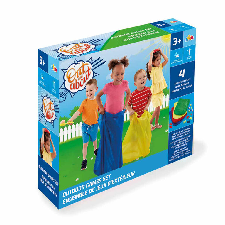 Out and About -  4 in 1 Outdoor Games Set - R Exclusive