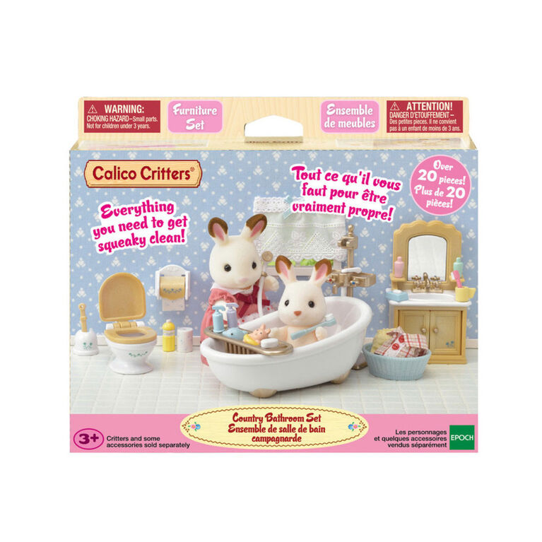 Calico Critters - Country Bathroom Set