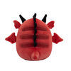 Squishmallows 7.5" Plush - Salami the Red Dragon with Angry Eyes and Sparkle Belly
